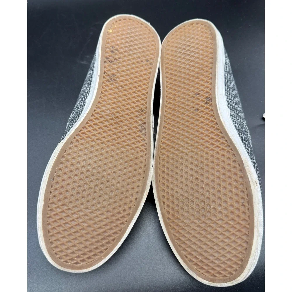 Vans Authentic Lo Pro Grey White Houndstooth Textile‎ Sneakers Womens 8 Mens 6.5